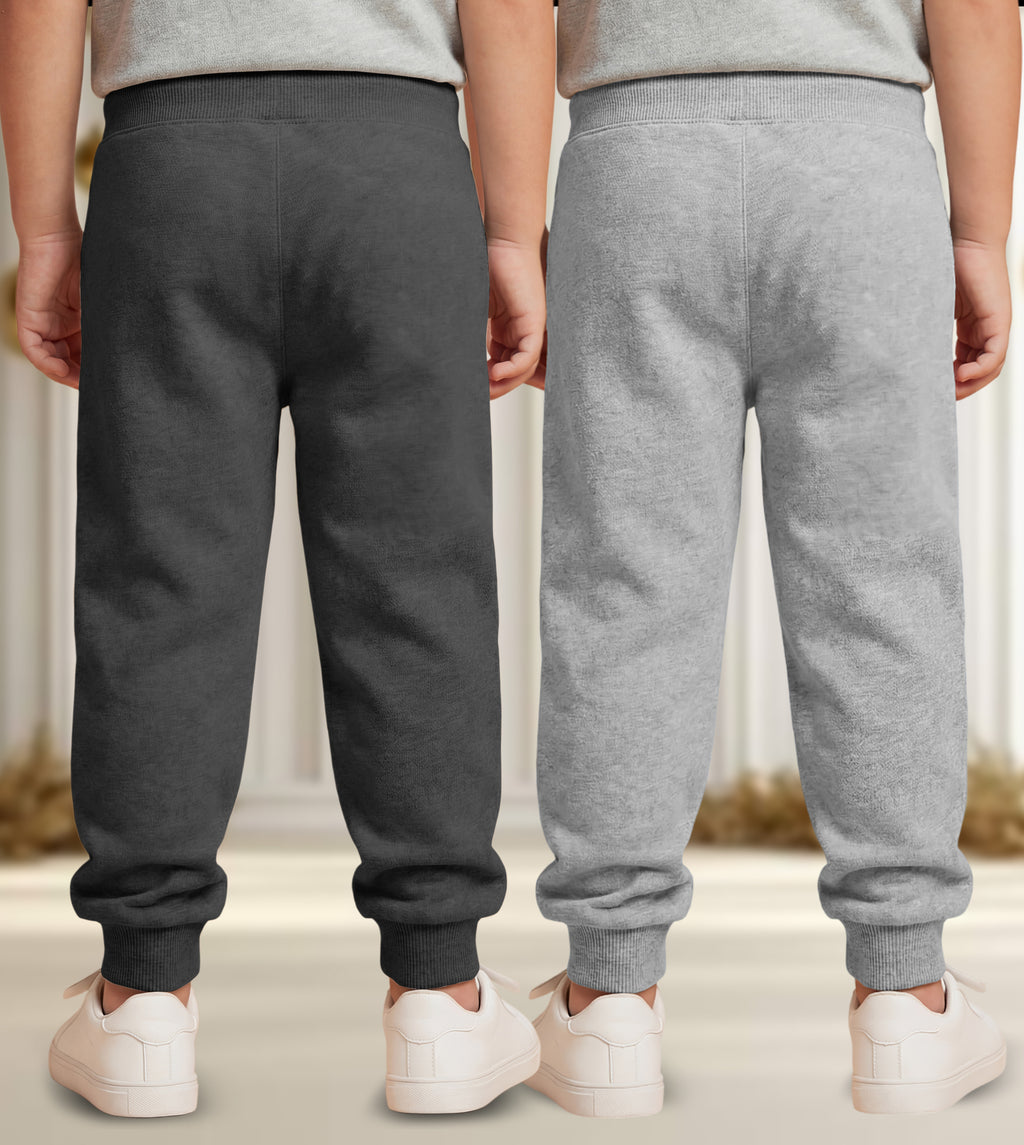Track Pant For Boys & Girls (Darkgrey,Grey Pack of 2)