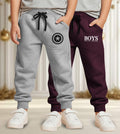 Track Pant For Boys & Girls (Grey,Maroon Pack of 2)